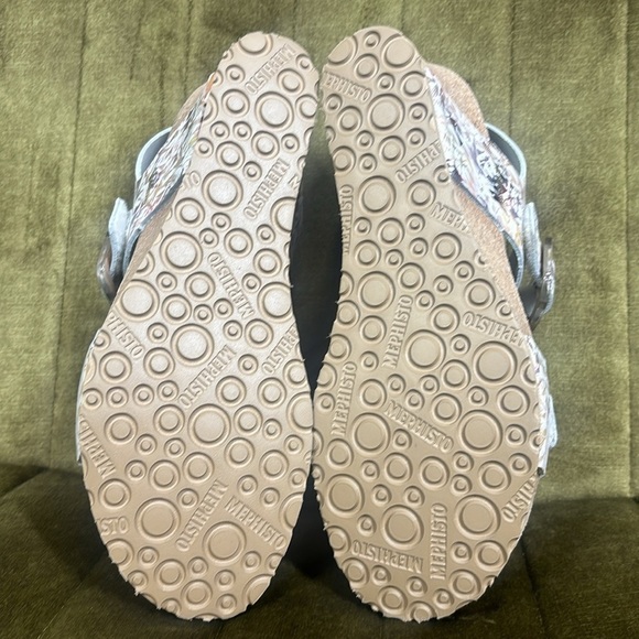 Mephisto multicolor velcro strap wedges size 39 NWOT - Picture 8 of 12